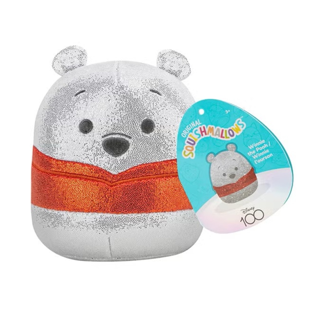 Squishmallows Disney 100 Winnie the Pooh Stuffed Animal Plush